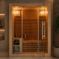 Saunakabine VIGO + Harvia-Saunaofen (4,5kW) - 150x120x190cm