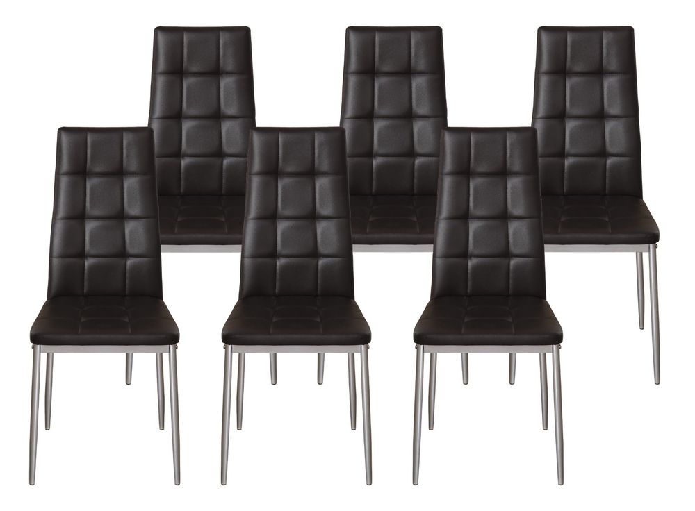 Esszimmerstuhle 6er Set Leder