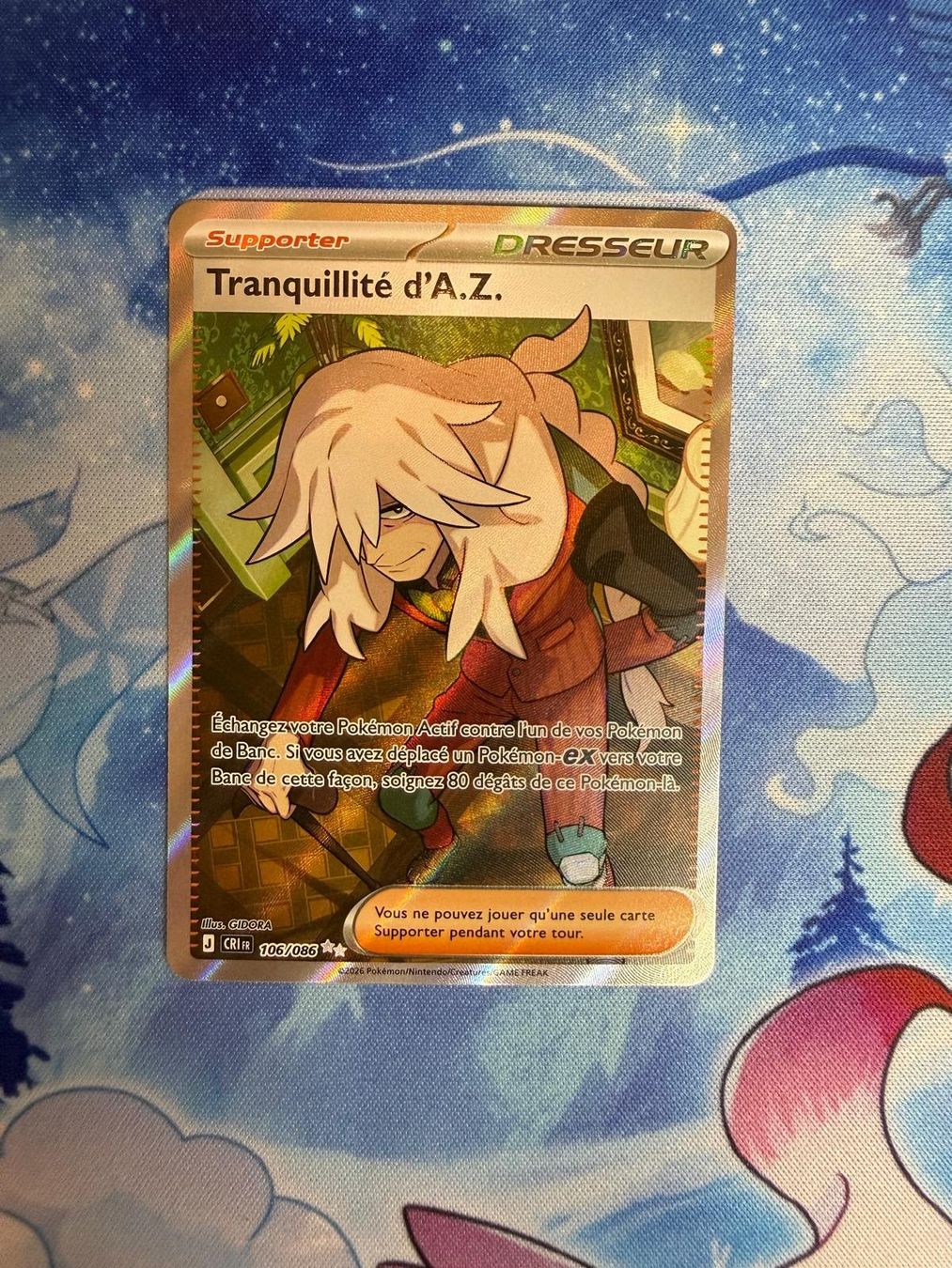 Pokémon Carte collezionabili: Tranquillité d'A.Z. FA - CRI 106 FR – Nuovo (secondo la descrizione) da Courgenay venduto da ScamBoxOff