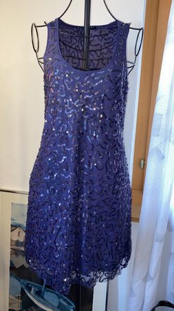 Sisley Paillettenkleid Minikleid Coctailkleid Sommerkleid