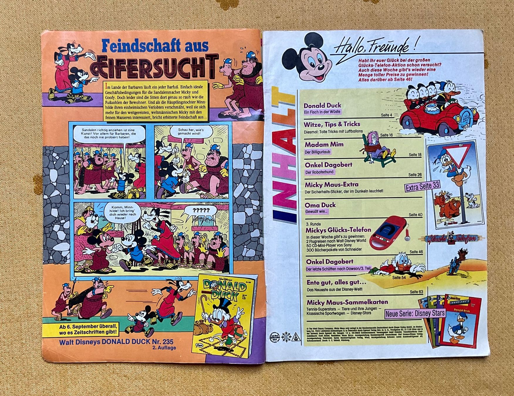 BD: Micky Maus Heft Nr 37 von 1990 – D'occasion à Endingen par nathan05 1