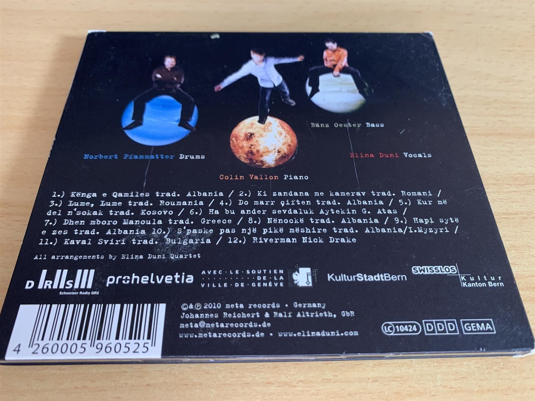 CD: Elina Duni Quartet – Lume Lume – Usato da Rikon im Tösstal venduto da Alpenmutz 1