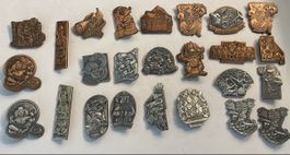 Sissacher Fasnacht Plaketten, grosse Sammlung
