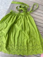 Baumwoll Dirndl Schürzen ApfelGrün 🍏 57cm lang