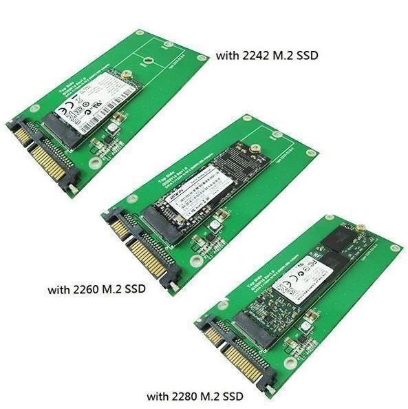 Dischi rigidi: M.2 NGFF SSD zu SATA-Festplatte Konverte – Nuovo e nell'imballaggio originale da Unterägeri venduto da RmOnline 2