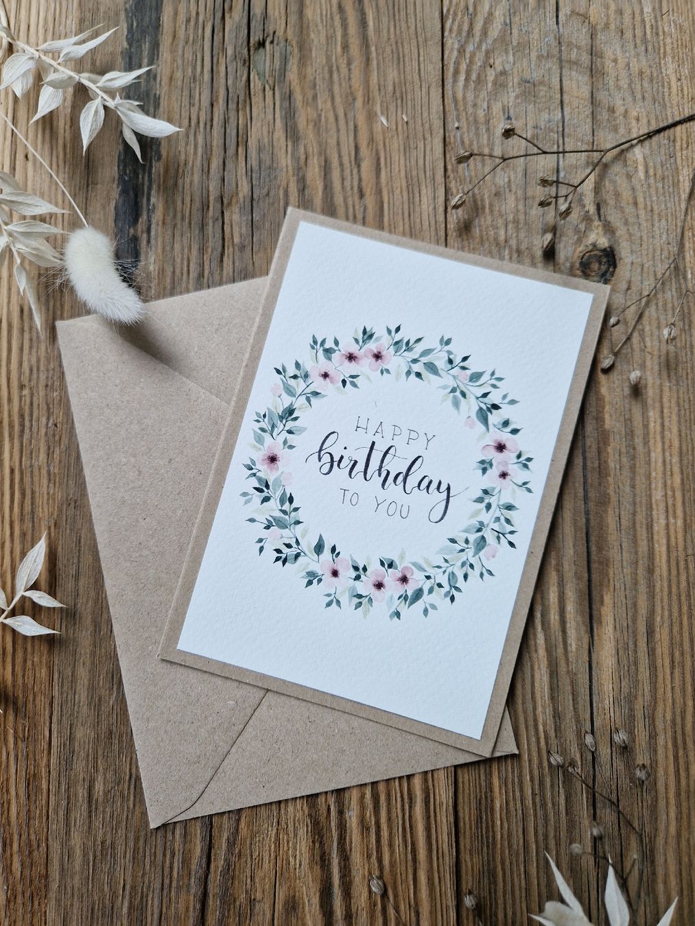 Cartoline: Handgemachte Grusskarte -Happy Birthday – Nuovo e nell'imballaggio originale da Grosshöchstetten venduto da sim_t9dc