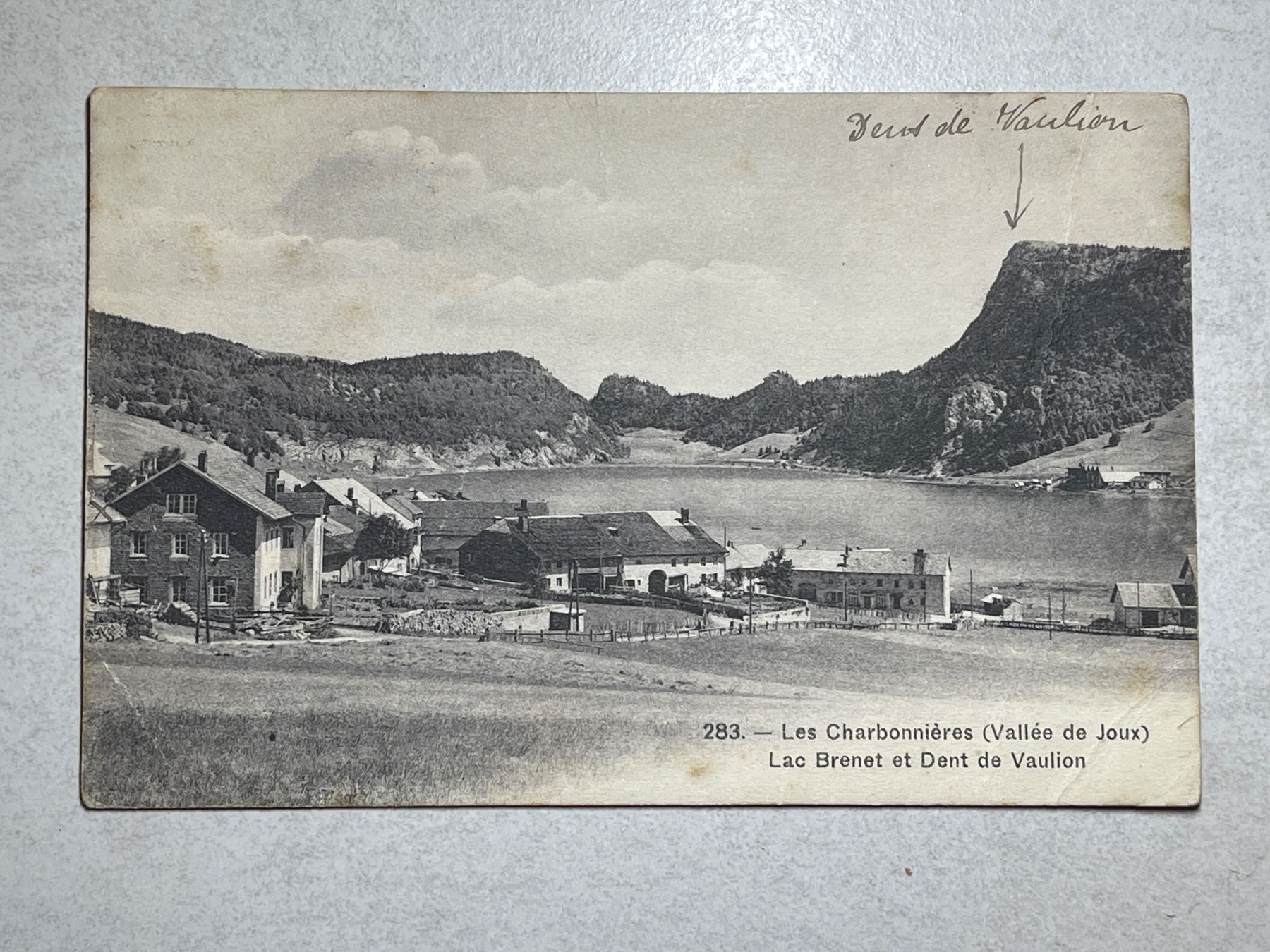 Cartoline postali: Les Charbonnières, Vallée de Joux – Usato da Strengelbach venduto da Aschatan5