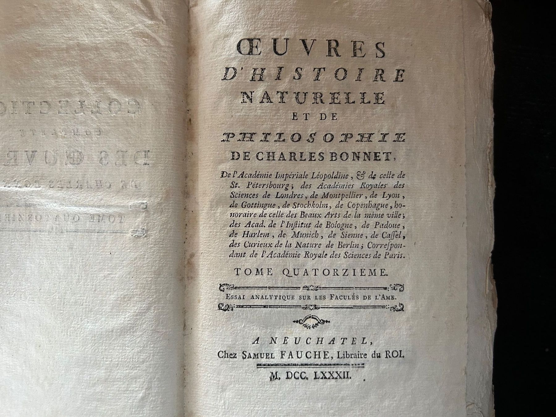 Libri: 4 Livres de Charles BONNET – Usato da Bernex venduto da qpdkvm 6