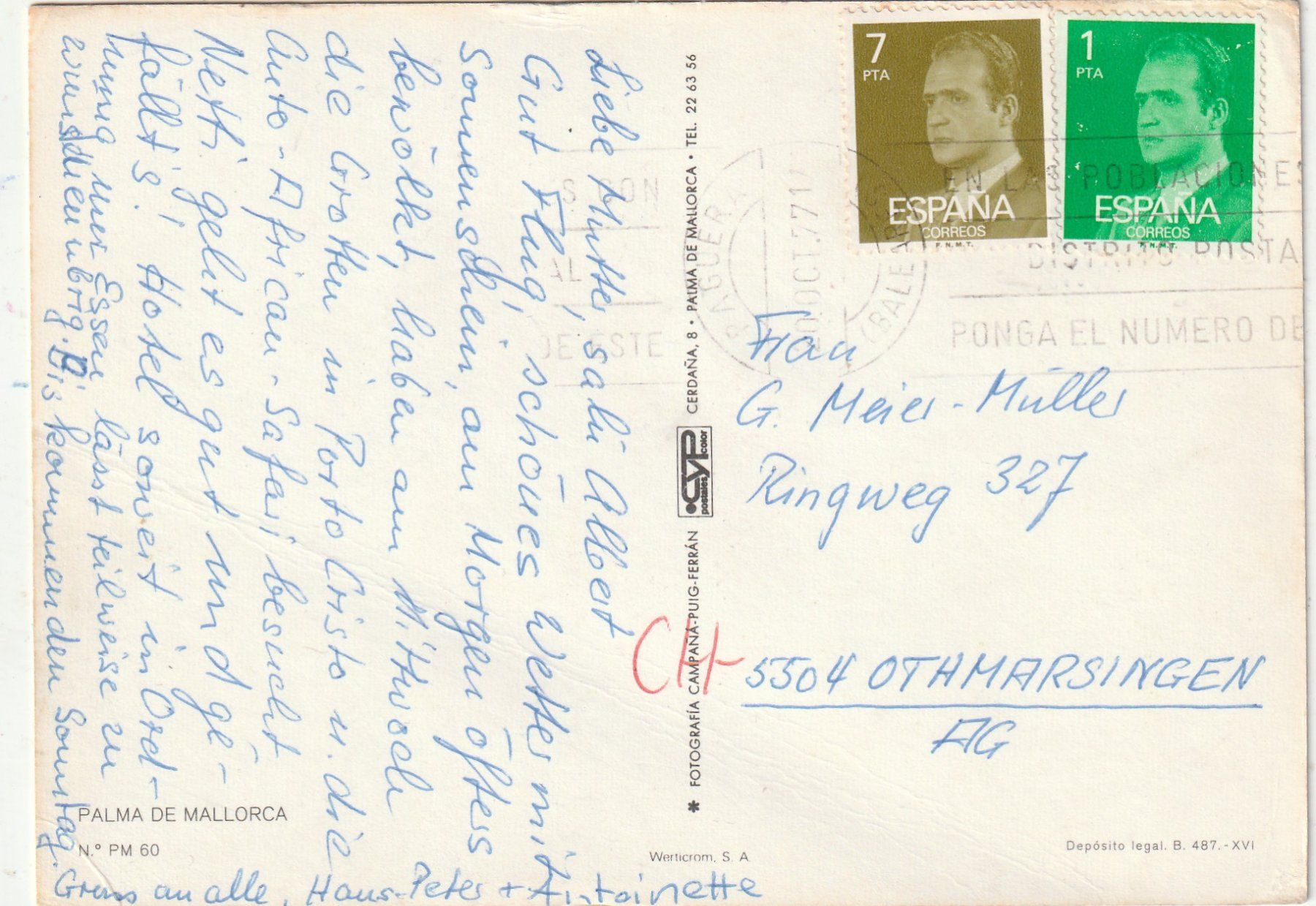 Cartoline postali: Malorca – Usato da Lumbrein venduto da made02 1