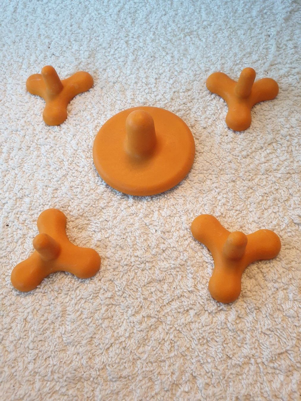 Calamite: Magnete 5 Stück orange-farbig – Nuovo (secondo la descrizione) da Biel/Bienne venduto da Bormida64