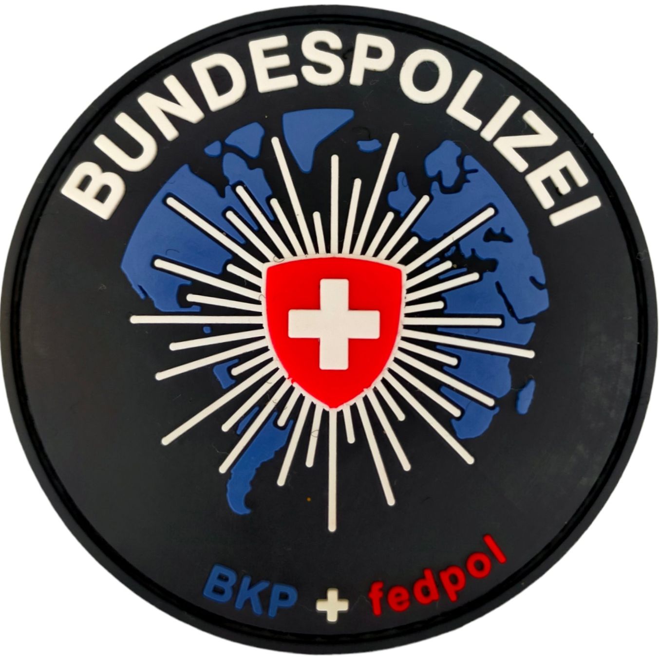 Swiss Plaquettes & Badges: Bundespolizei BKP + fedpol mit Klett. – Neuf avec emballage d'origine à Emmenbrücke par F.ingl-1947