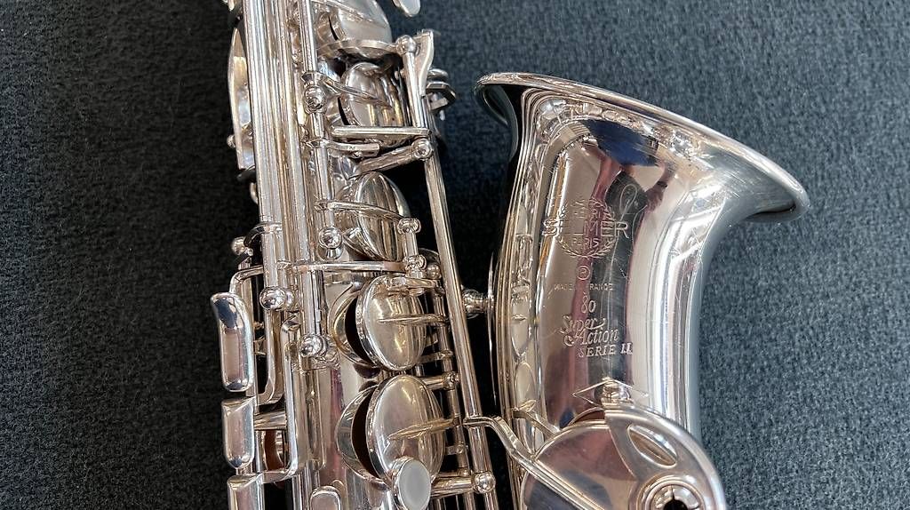 Strumenti musicali: Alt-Saxofon Selmer SA-II versilbert – Usato da Olten venduto da saxofonwerkstatt1 2