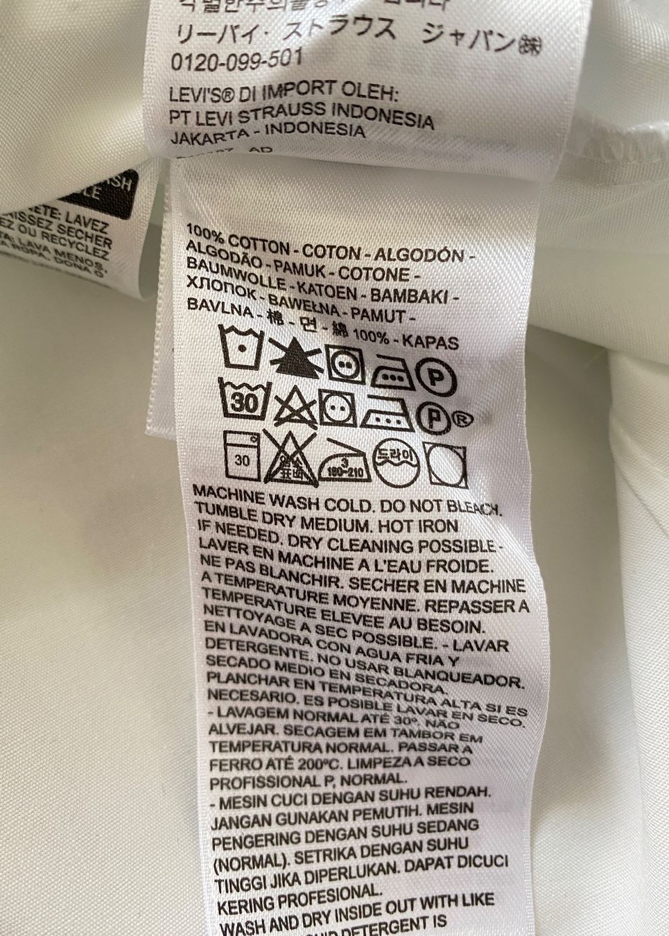 Levi's Blusen: Levi’s Bluse aus Baumwolle Grösse XL – Gebraucht aus Oberwil BL von Leni-Mischi 4