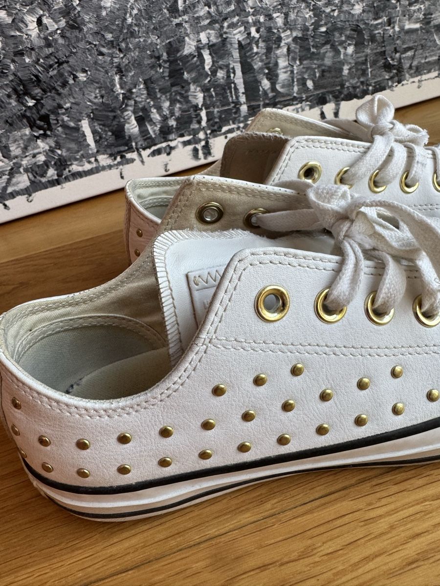 Converse Scarpe da donna: Converse All Star weisses Leder  37.5 – Usato da Zürich venduto da LuxuryJewellery 5