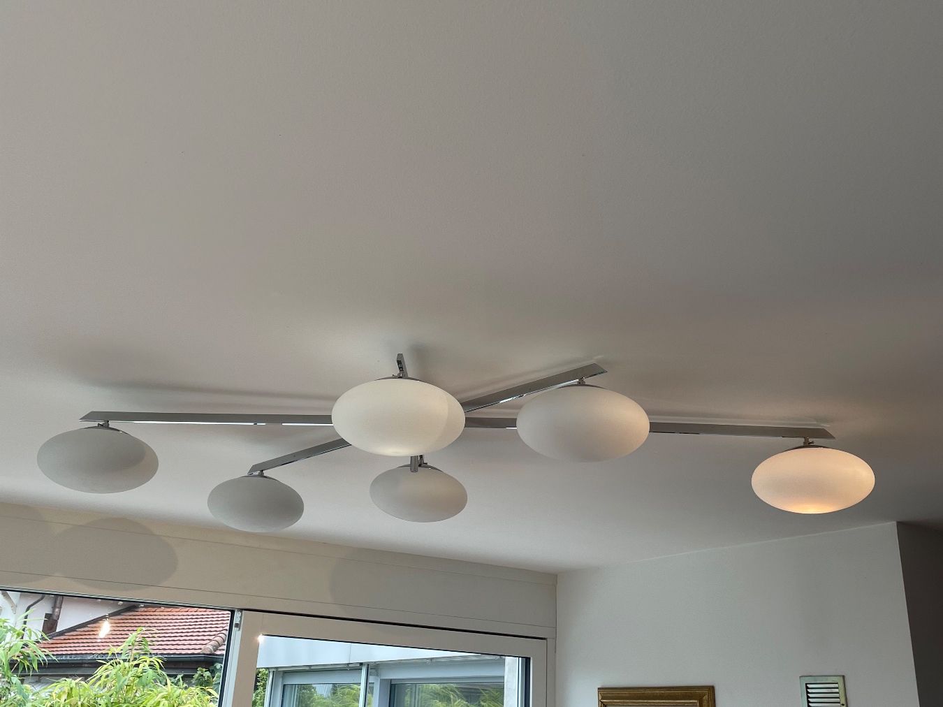 Kronleuchter & Deckenlampen: Design Deckenleuchte Angelo Lelli Stil mit Glaskugeln – Gebraucht aus Neuchâtel von BeatriceThierry 4