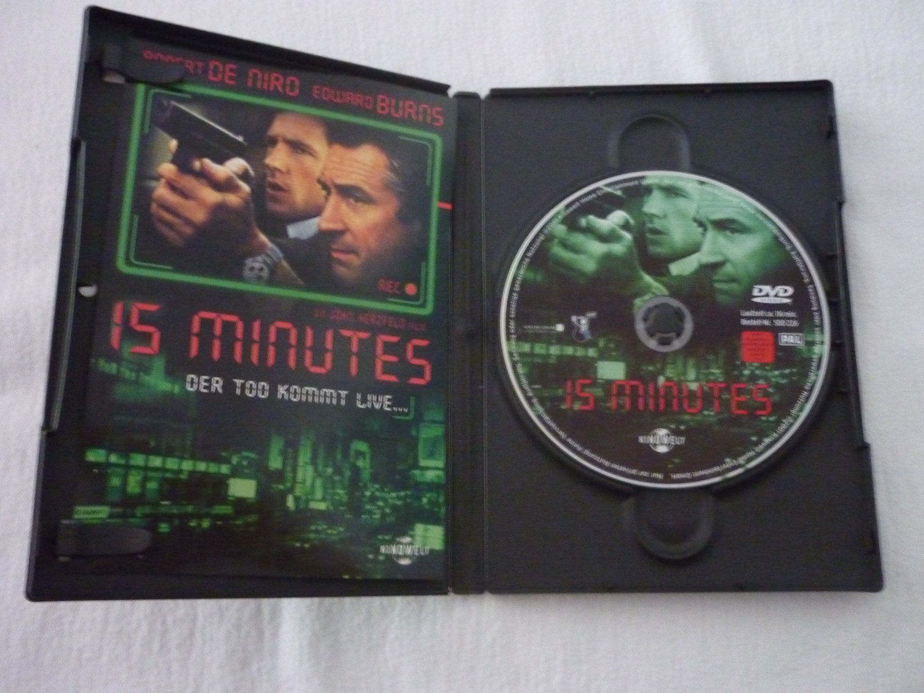 Tutti i DVDs: DVD 15 Minutes – Usato da Vaduz venduto da red94angel 2