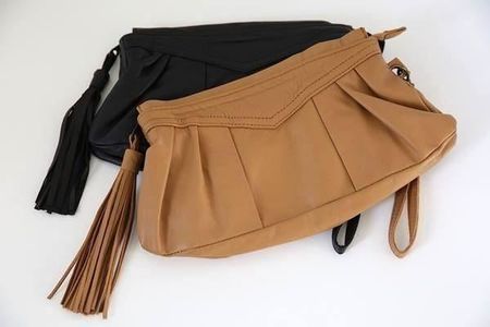 Neue coole Lederclutches für 9.-