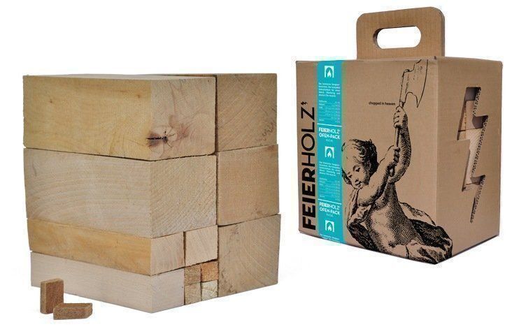 Articoli in legno: Ofen-Pack - Brennholz Buche/Fichte – Nuovo e nell'imballaggio originale da Entlebuch venduto da Hebu