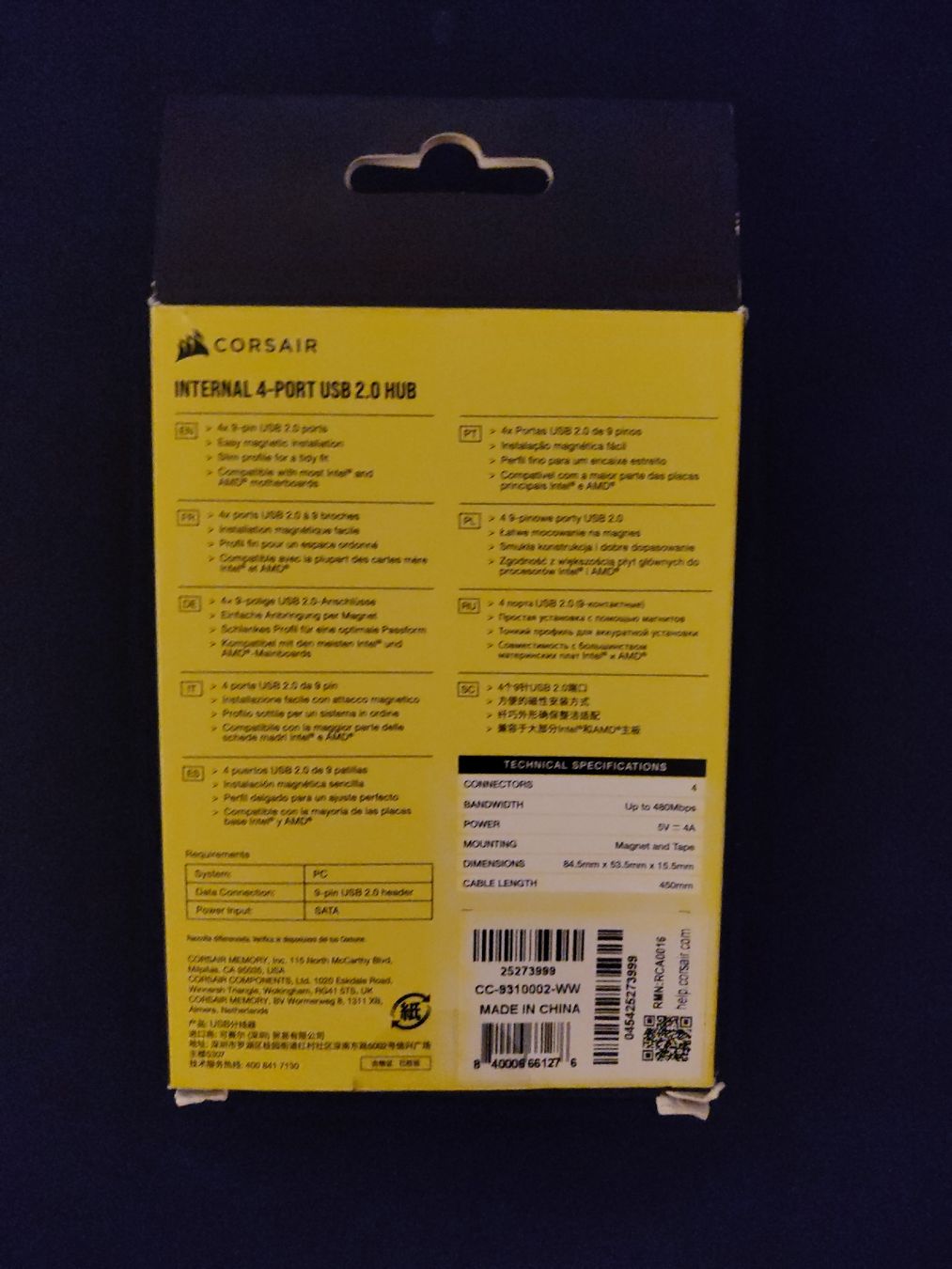 Hub & Switch: Corsair internal 2.0 usb hub – Usato da Oberdiessbach venduto da Kawaychi 3