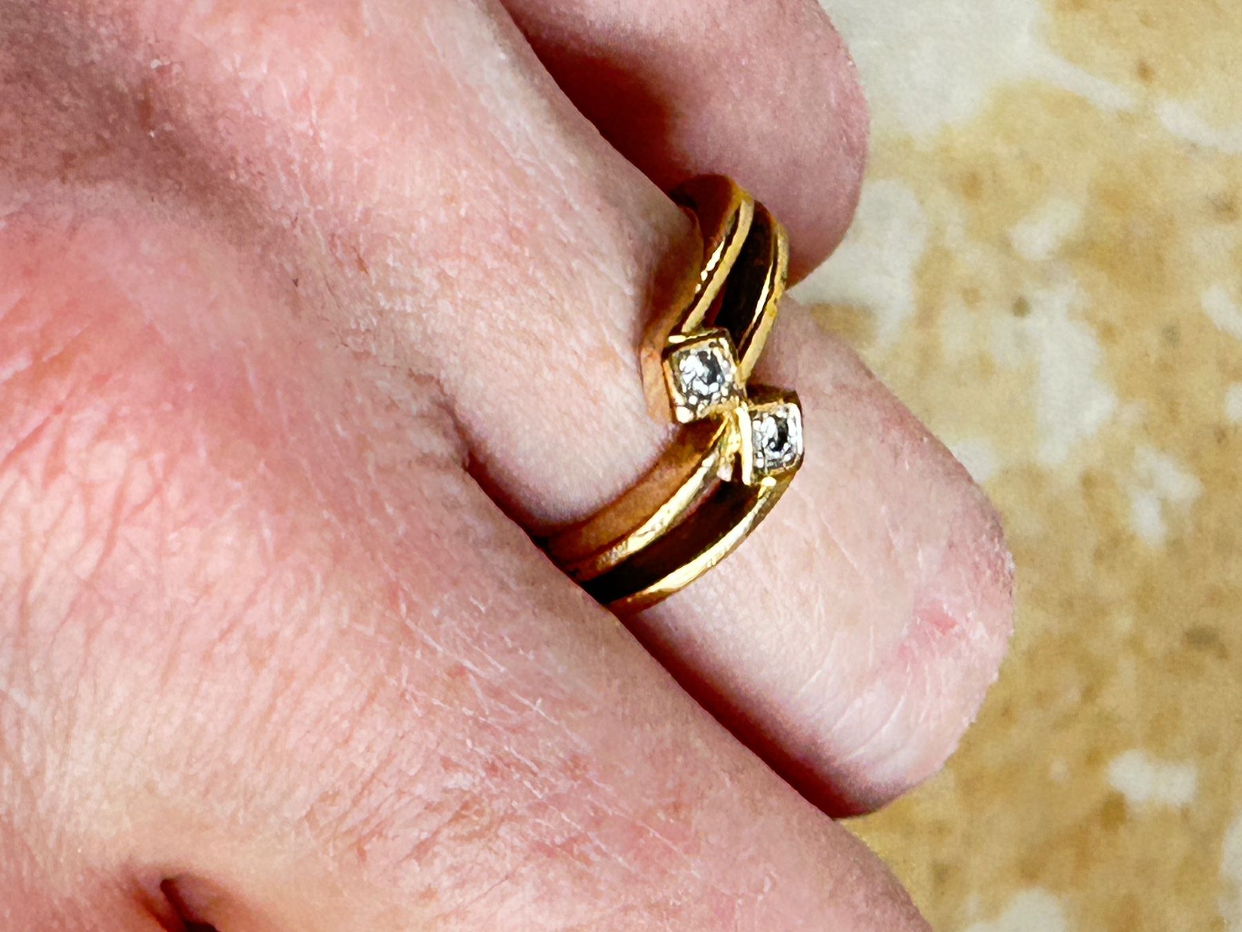 Pierre Lang Ringe: Pierre Lang ring TWINS 54 – Gebraucht aus Laufen von belleskulptur 2