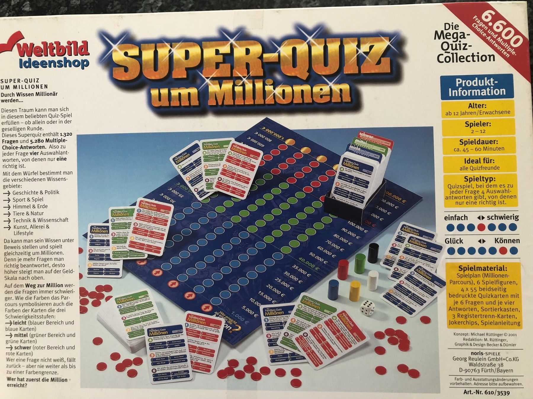 Giochi: Super-Quiz um Millionen – Usato da Rothenburg venduto da Aioli 1