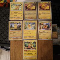 Pokémon Pikachu Sammelkarten 7 Stk. guter Zustand