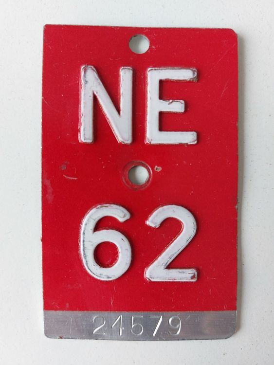 PLAQUE VELO NE 1979 | Kaufen auf Ricardo