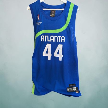 Reebok Atlanta Hawks "Pistol Pete" Maravich 44 Trikot 3XL
