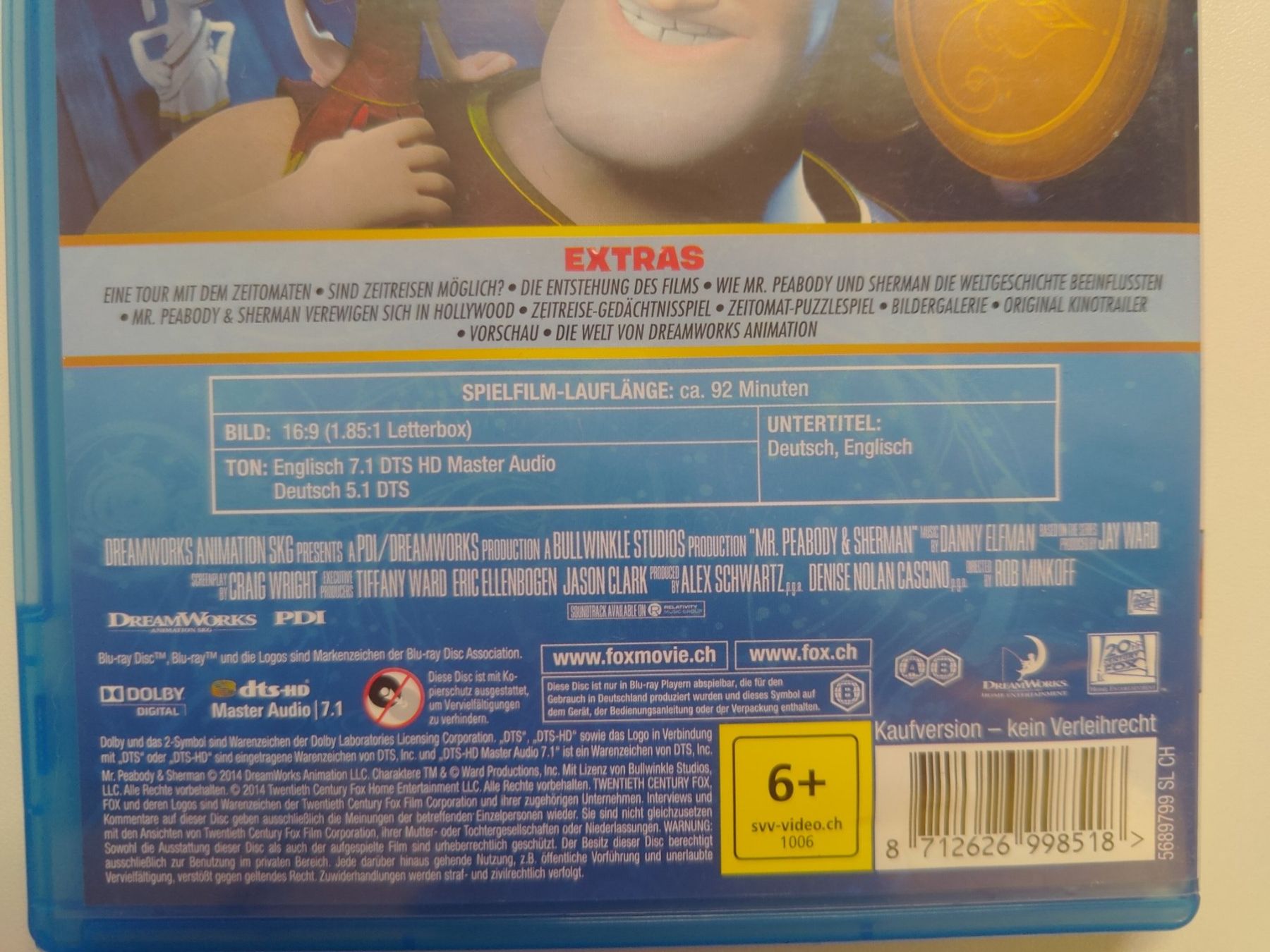 Tutti i DVDs: Mr. Peabody & Sherman – Usato da Liestal venduto da Kratzilla 3