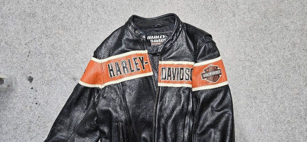 Harley-Davidson Jacken: Original Harley Davidson Trenton Lederjacke XL – Gebraucht aus Ersigen von Ktmteam 3