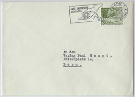 1950 Brief von Bern mit Maschinenstempel Nr. 2.1.7 dt