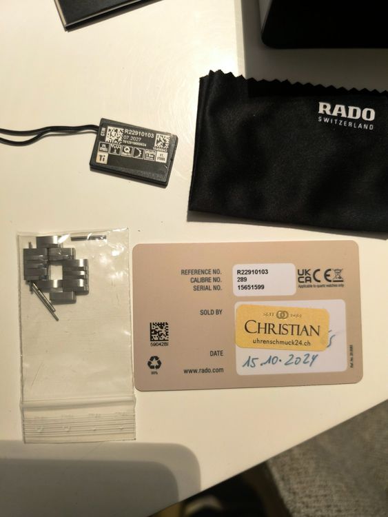RADO Coupole Classic XL NTC Chronograph und Tissot PRC 100 5