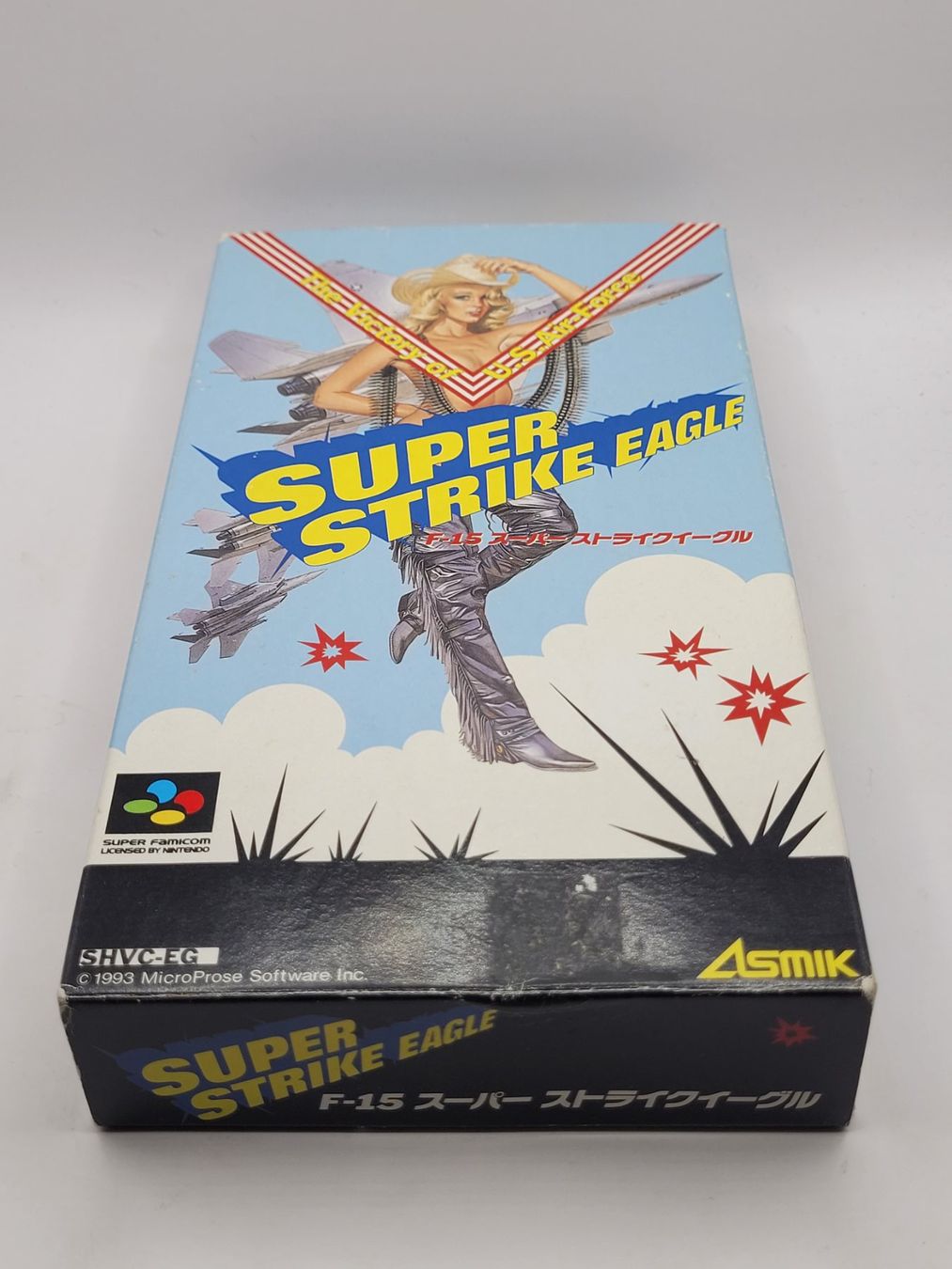 Nintendo Giochi: Super Strike Eagle 2 OVP SNES Super Famicom japan – Usato da Münchenstein venduto da danytlaw