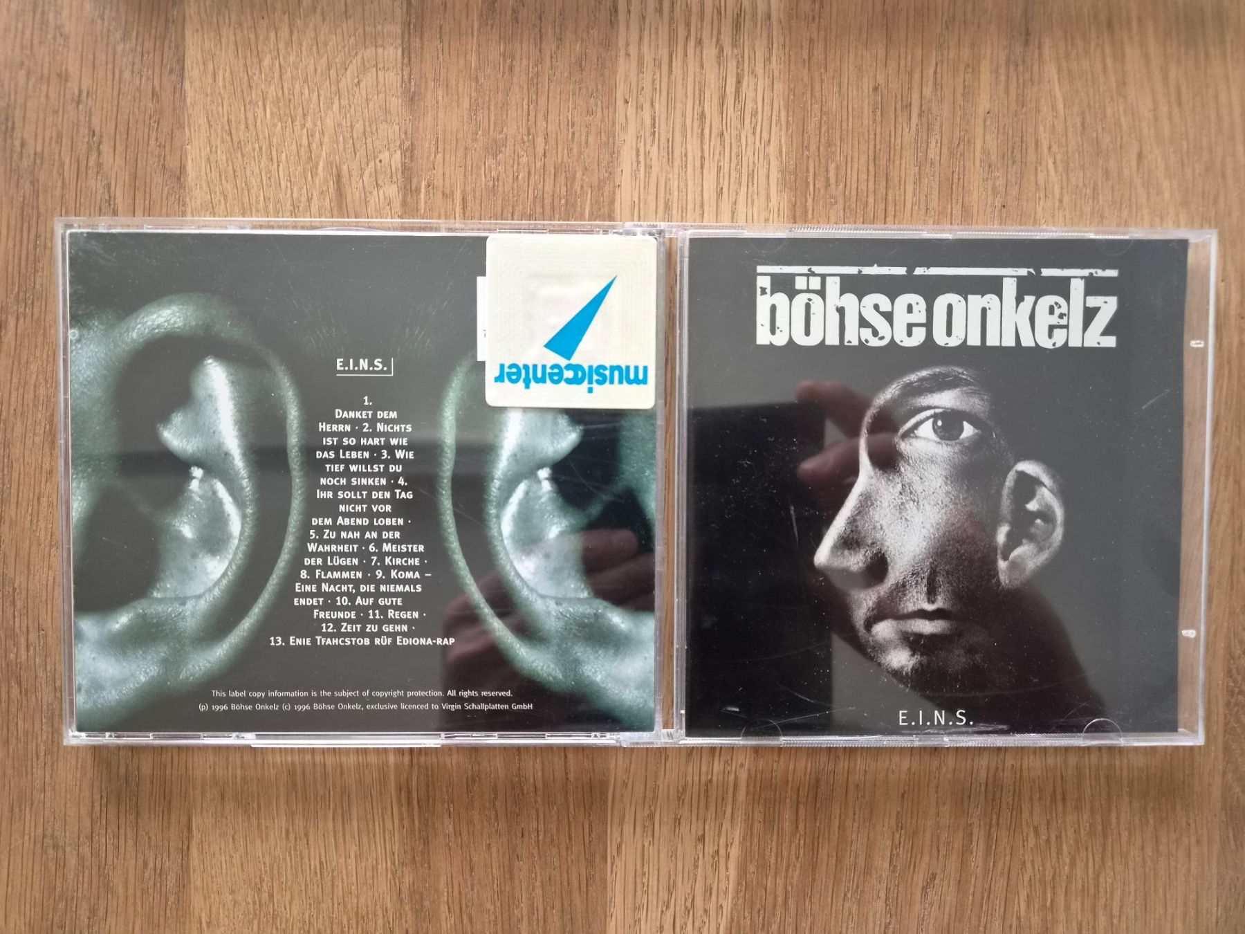 CD: CD Böhse Onkelz - E.I.N.S., 1996 – Usato da Nebikon venduto da Harley-Davidson01