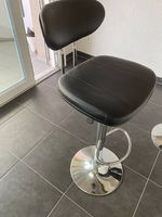 Black Adjustable Bar Stool  Good Condition (2 Available)