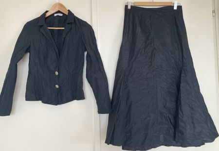 Ensemble jaquette+jupe bleu