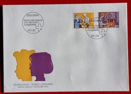 MENSCH UND BERUF KOCH APOTHEKERIN 821 822 FDC 1992