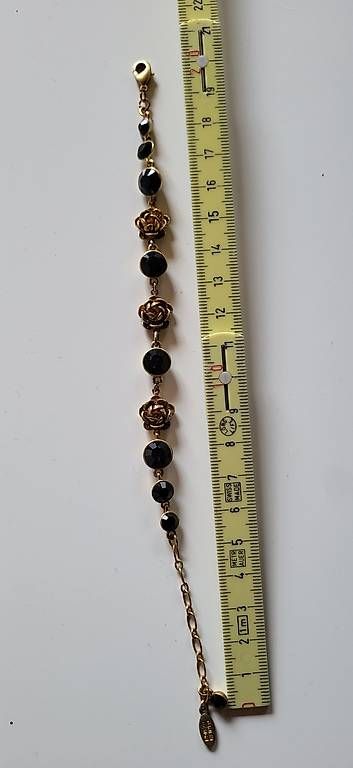 Bracciali & Braccialetti: Armband goldfarbig / schwarz – Usato da Duggingen venduto da lot-of-fun