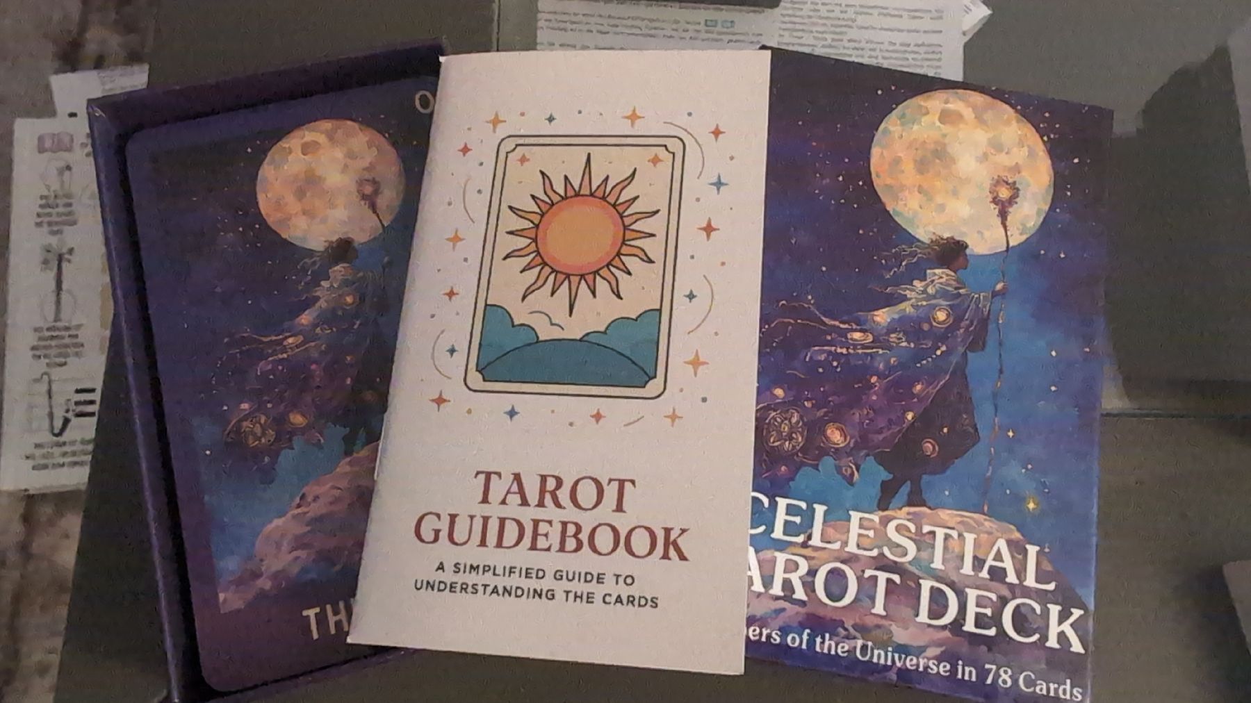 Cartoline: Celestial Tarot Deck Empathsoul 78 Karten mit Buch neu – Nuovo (secondo la descrizione) da Einsiedeln venduto da Fredi62 2