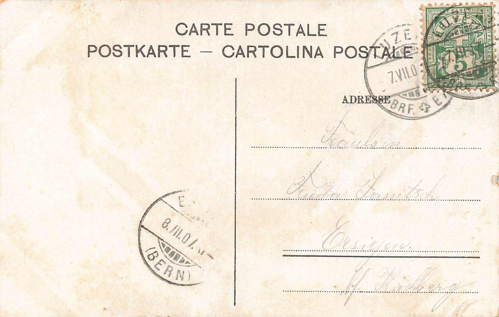 Cartoline postali: Flüelen Bristenstock – Usato da Biasca venduto da Blenio71 1