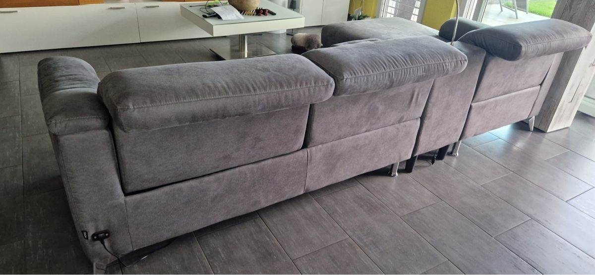 Sofas: Sofa grau mit Funktionen und Becherhaltern – Gebraucht aus Urswil von mimi8888 1