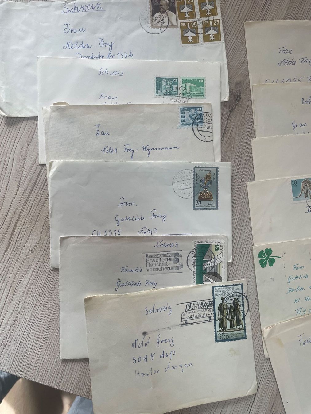 Tutti i francobolli: Brieflot DDR – Usato da Obergösgen venduto da Rromi1 1
