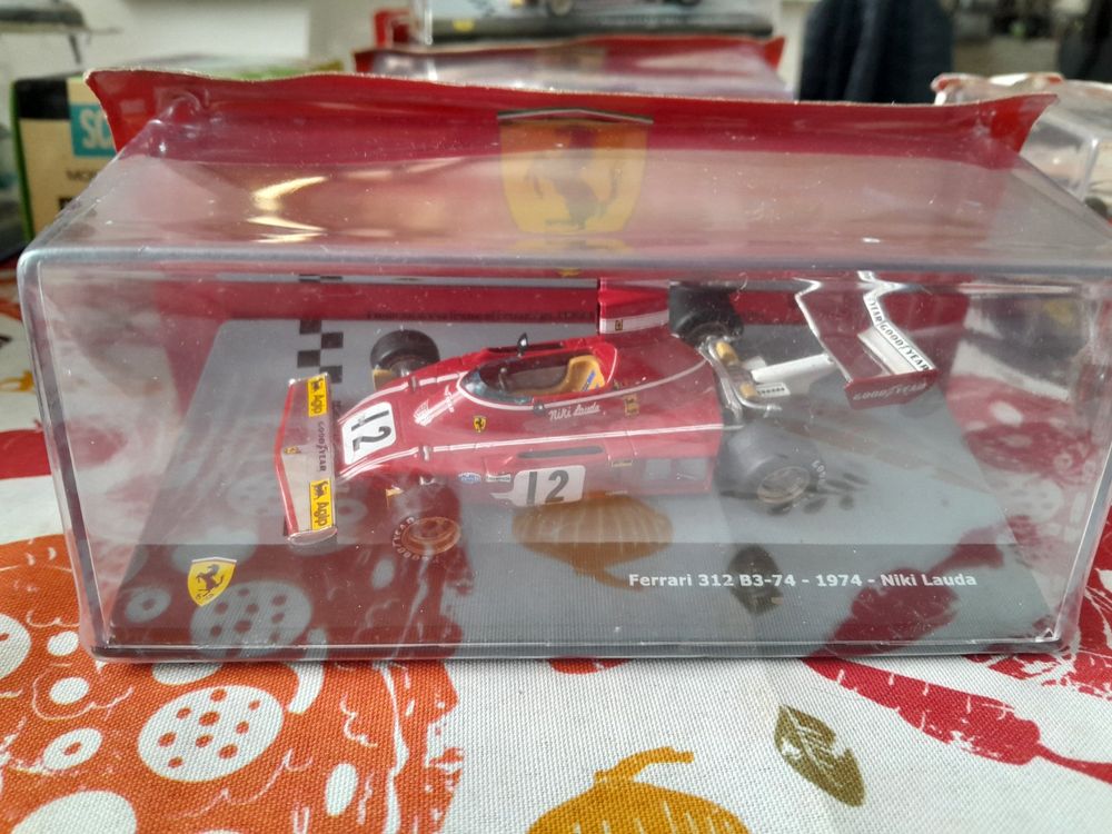 1/43 F1 FERRARI 312 T2 6 Wheelers 1977 Centauria Atlas Panini Vetrina