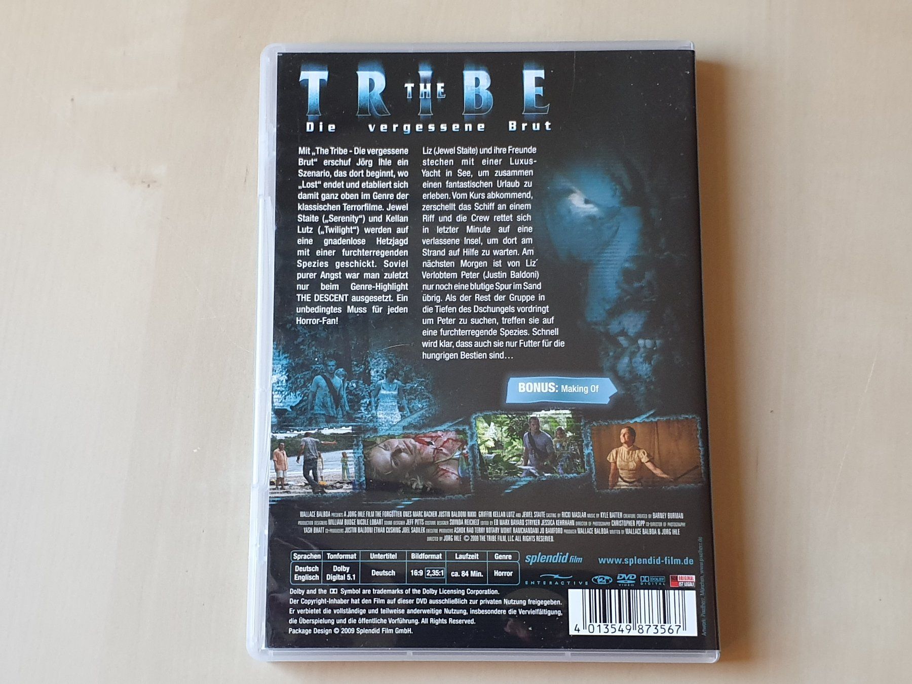 Tutti i DVDs: The Tribe – Usato da Stansstad venduto da collectorsshop 1