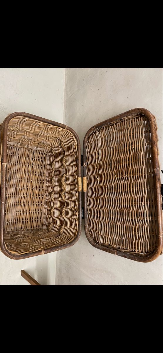 Sonstiges für Haushalt & Wohnen: Panier en osier avec sangles – Gebraucht aus Genève von pet_sh52 1