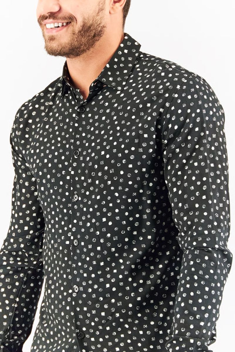 Kooples Camicie: The Kooples Men Microdots Relaxed Fit Button Down Shirt – Usato da Münchenstein venduto da B771 2