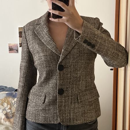 Brown elegant blazer 