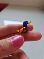 Glasente sehr klein, Glasfigur Ente