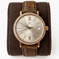 IWC Portofino Automatic 37 Roségold Diamanten IW458107