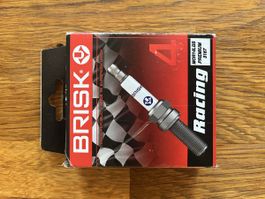 4x BRISK Racing Zündkerzen Neuwertig